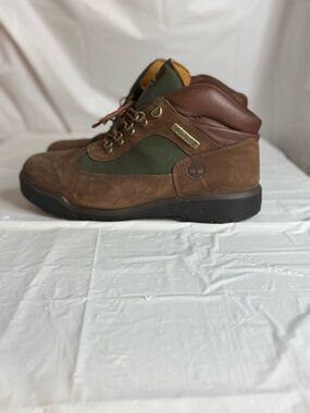 Timberland Mens 12 Brown Green Hiking Boots PrimaLoft TimberDry Waterproof